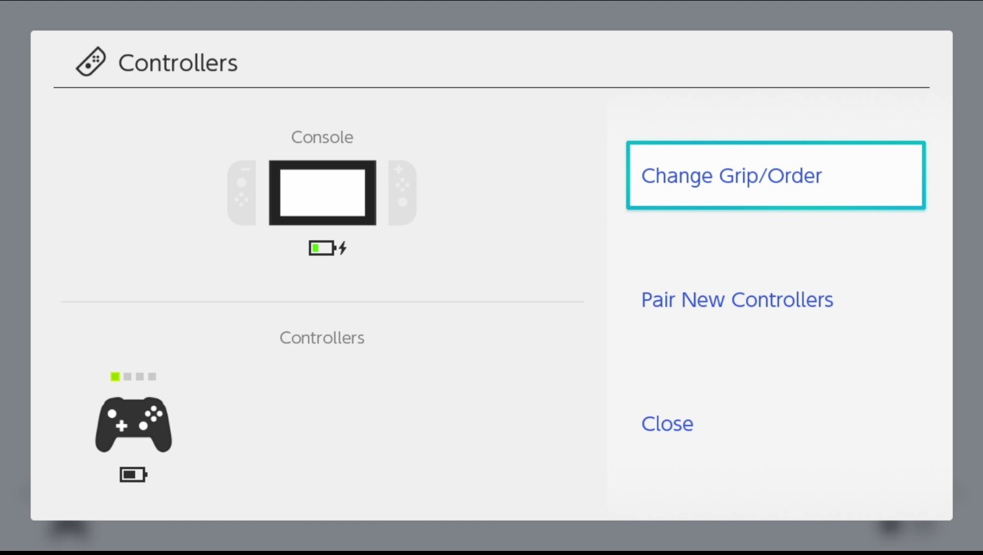 nintendo switch change grip order